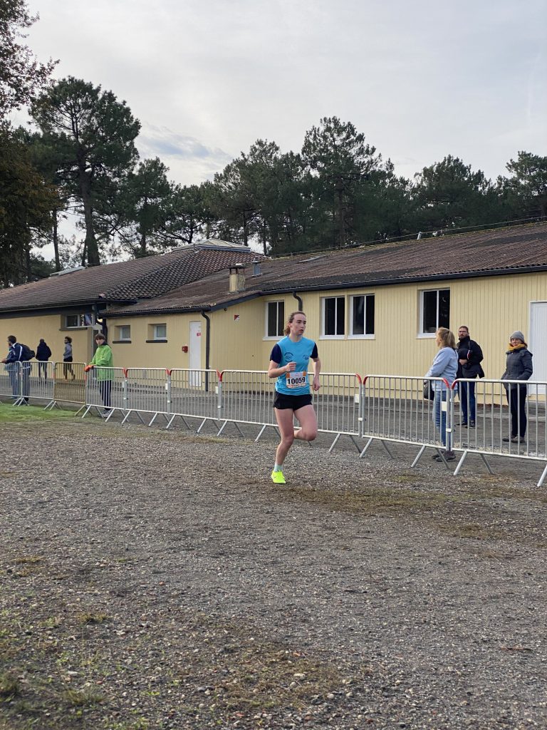 Coline Flavin sur le podium