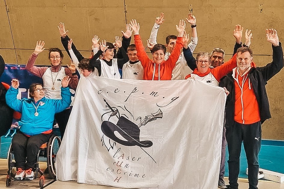 première édition du Laser Run de Pau