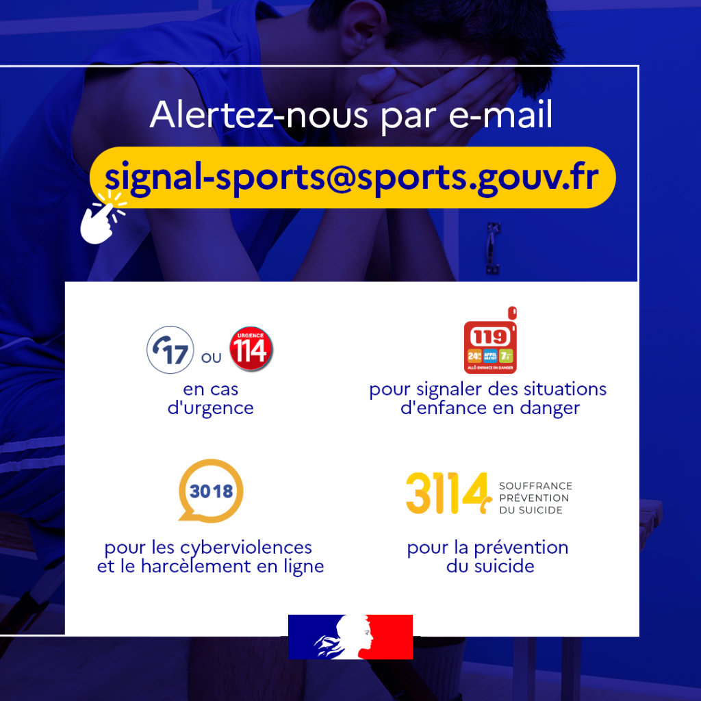 Image alertez-nous par e-mail : signal-sports@sports.gouv.fr
