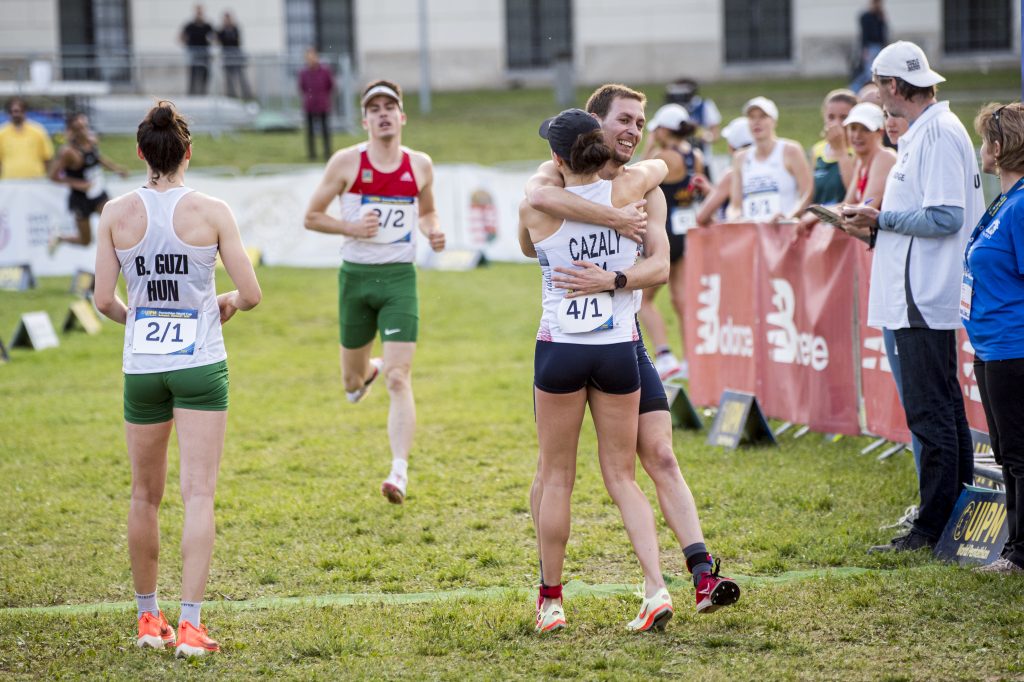 Coupe du Monde à Budapest, épreuve laser run