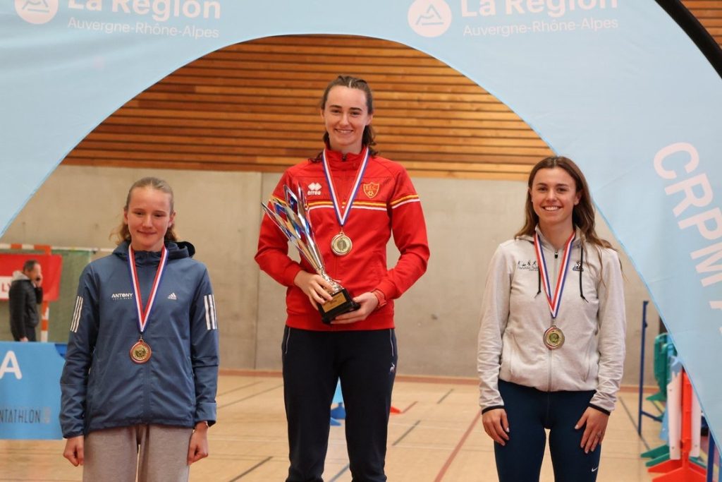 podium Femmes à La Coupe de France Senior