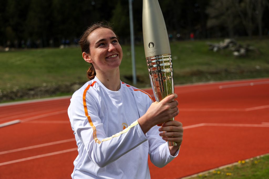 Coline Flavin
Relais de la flamme des Jeux Olympiques de Paris 2024, Pyrénées-Orientales