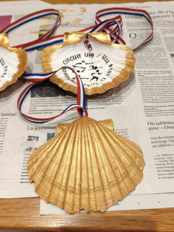 médaille, Circuit national n°1 U19-U22